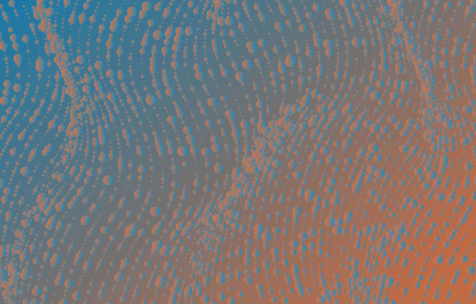 Gradient Circle Wave Halftone Background vector