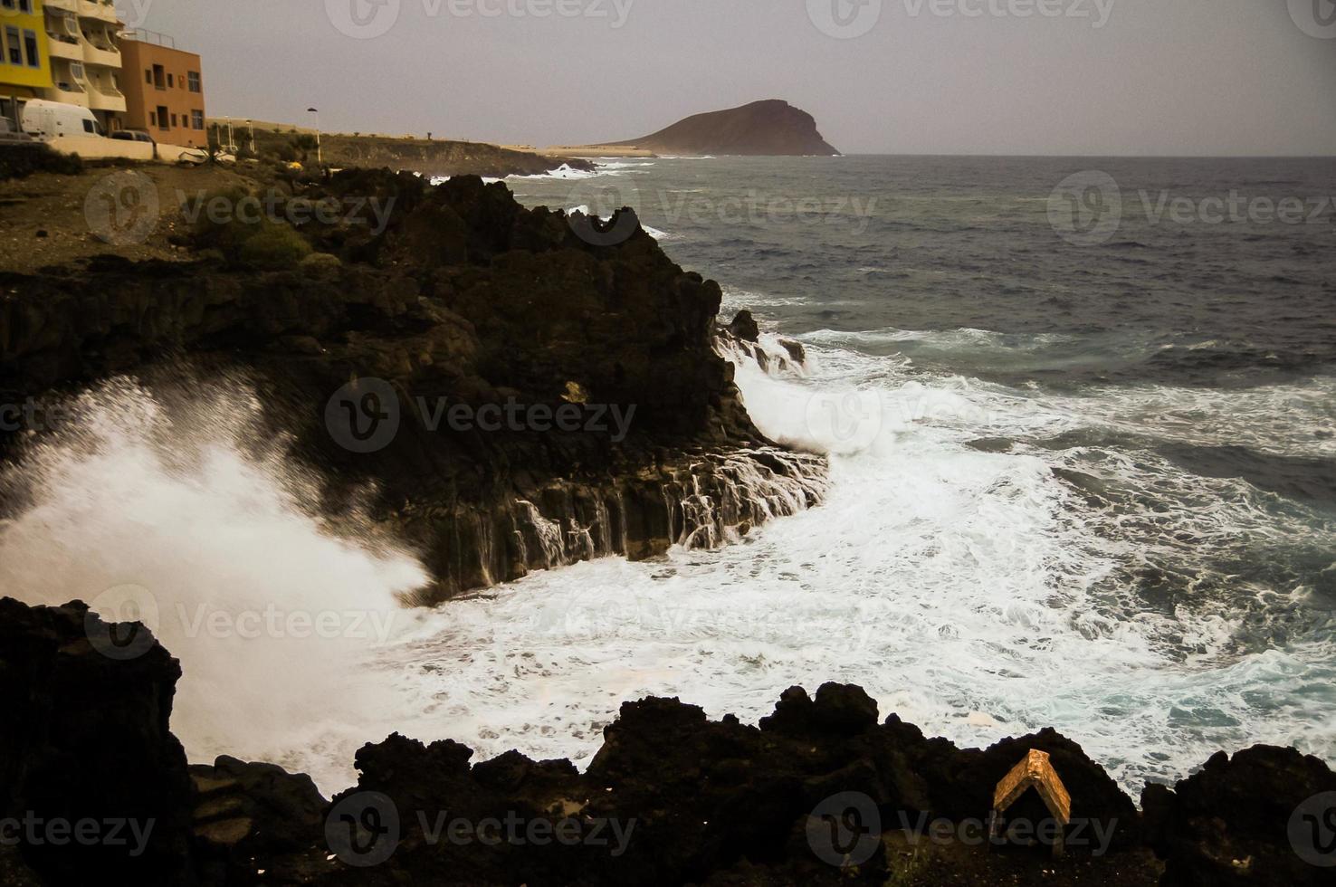 Scenic coastal view photo