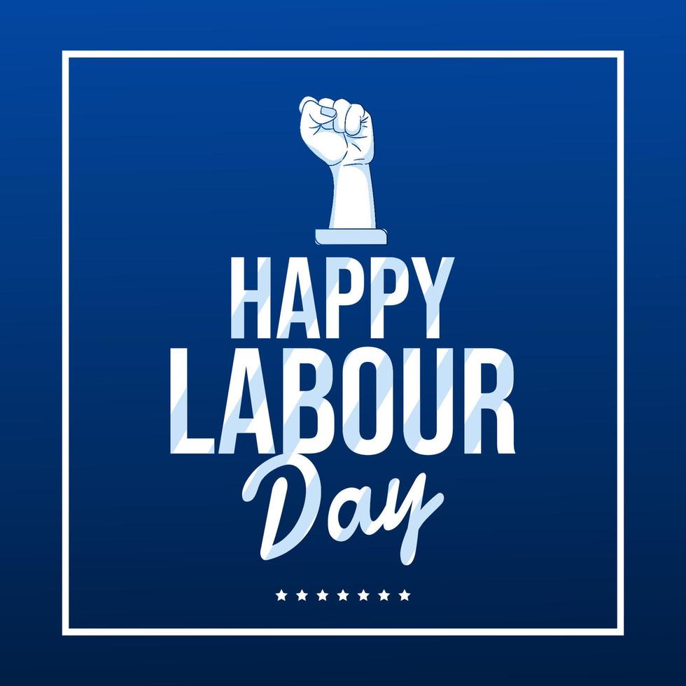 Happy Labor Day banner. Design template vector