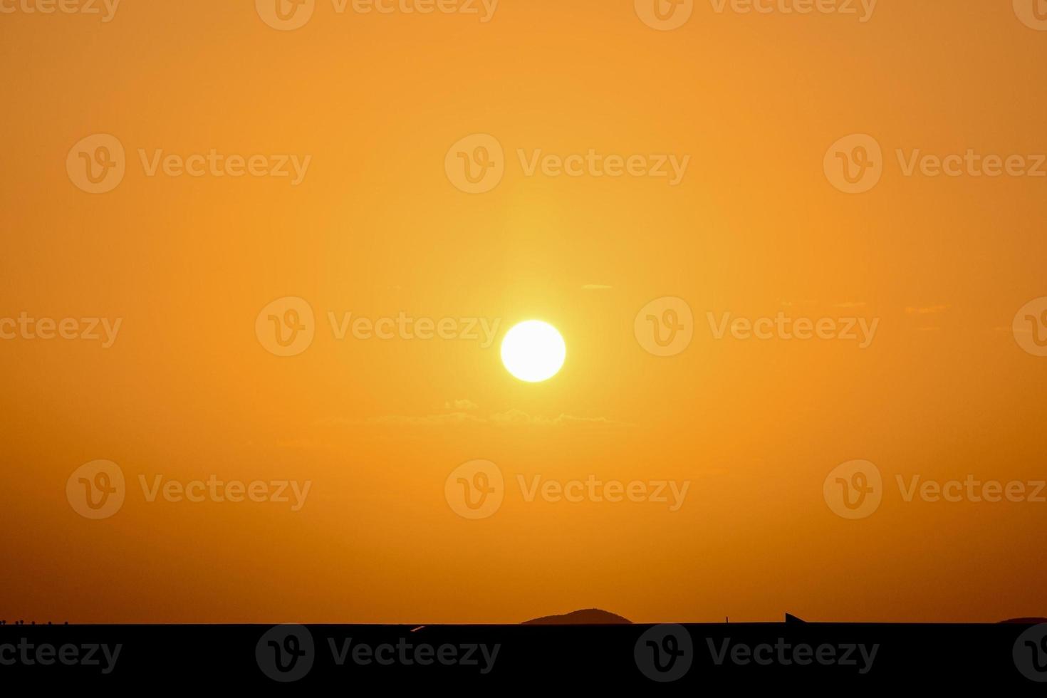 Colourful sky at sunset photo