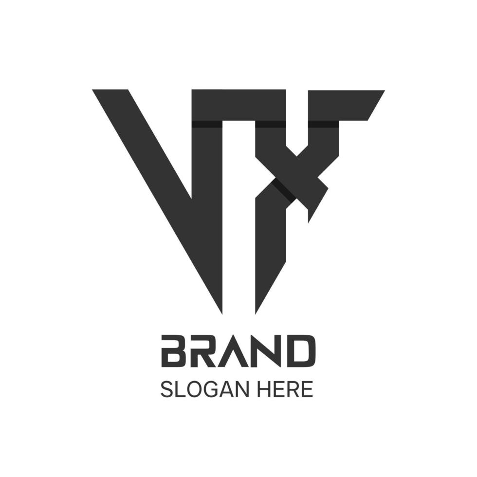 resumen vx vector logo diseño. alfabeto letras iniciales monograma logo vx aislado en blanco antecedentes