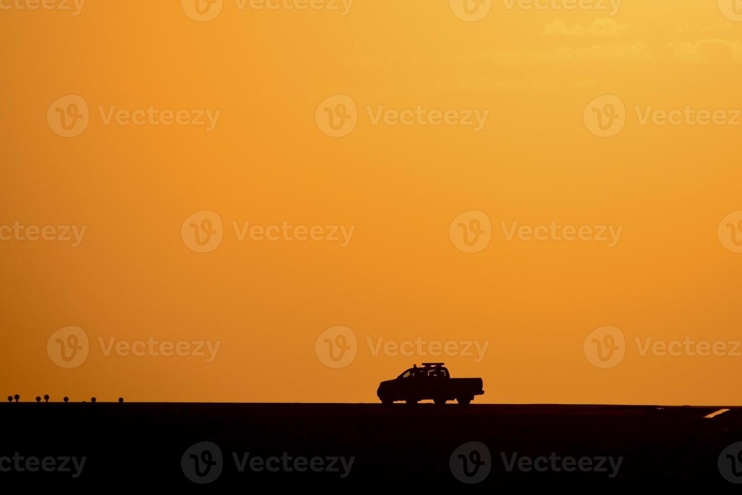 Colourful sky at sunset photo