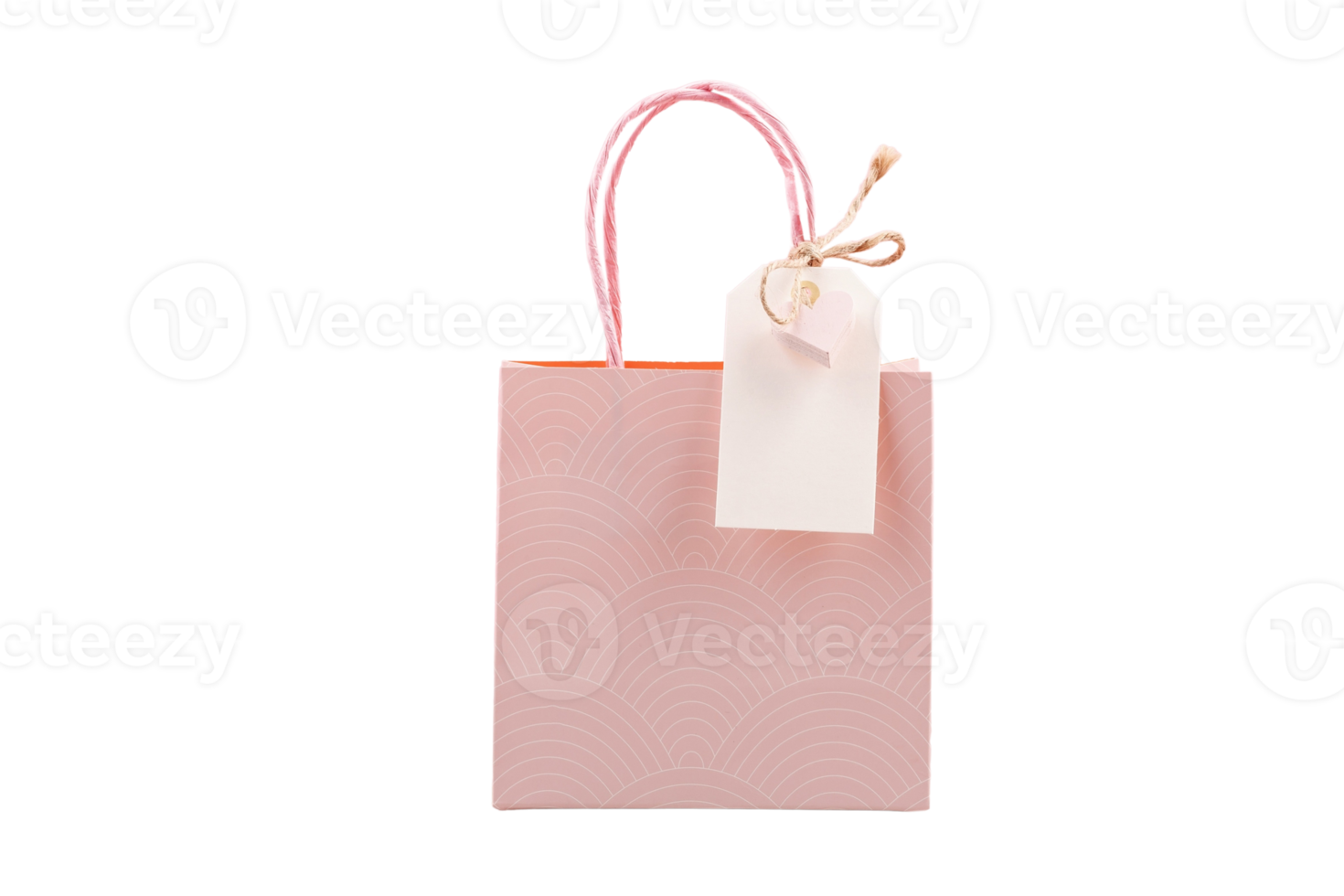 Pink bag isolated on a transparent background png