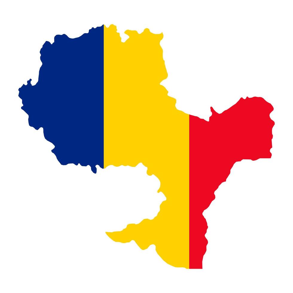 sud est desarrollo región mapa, región de Rumania. vector ilustración.