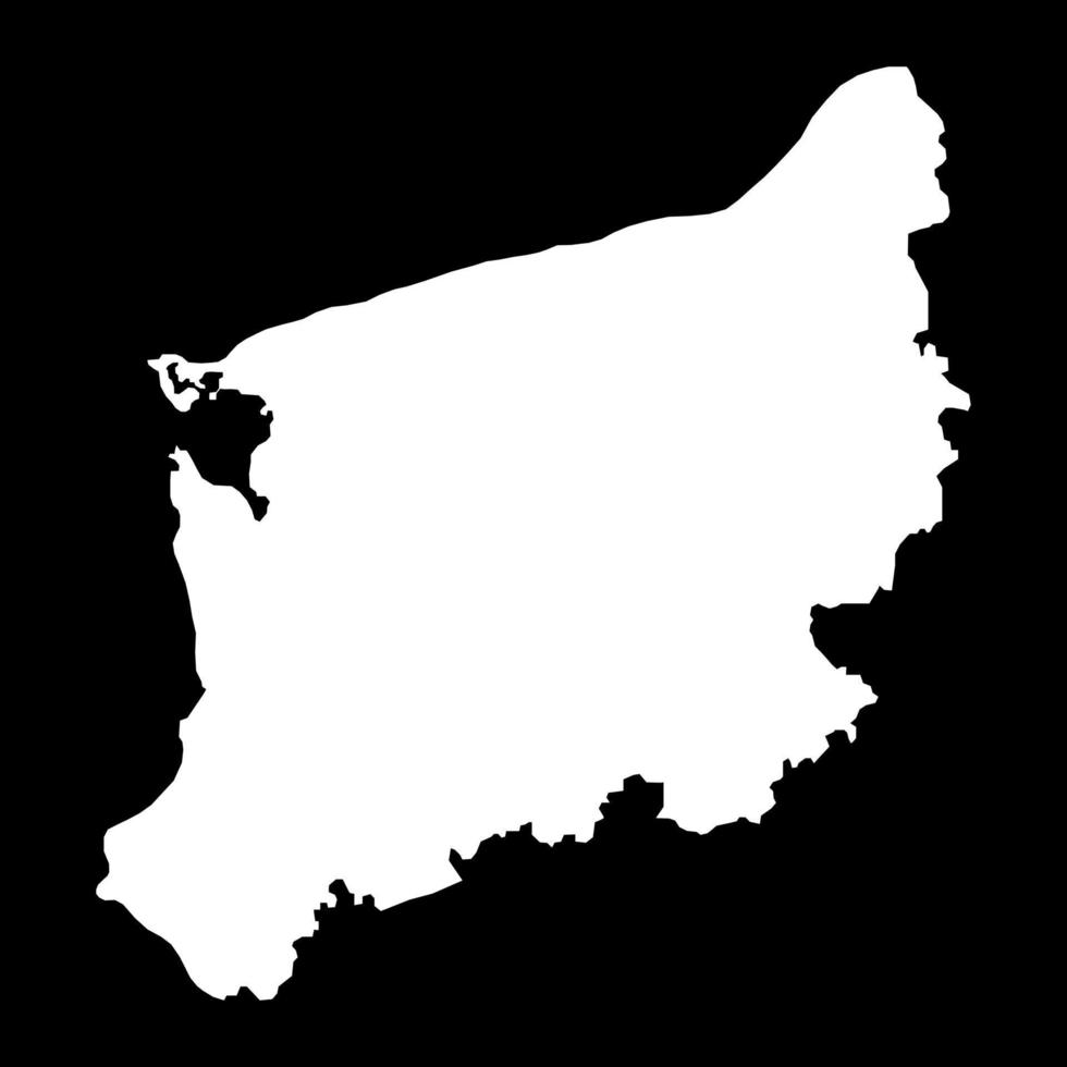 West Pomerania map, province of Poland. Vector illustration. 22696319