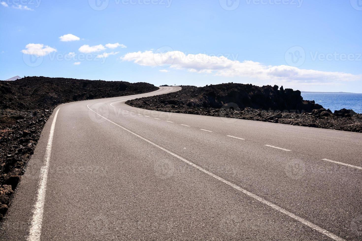 Road in the countryside photo