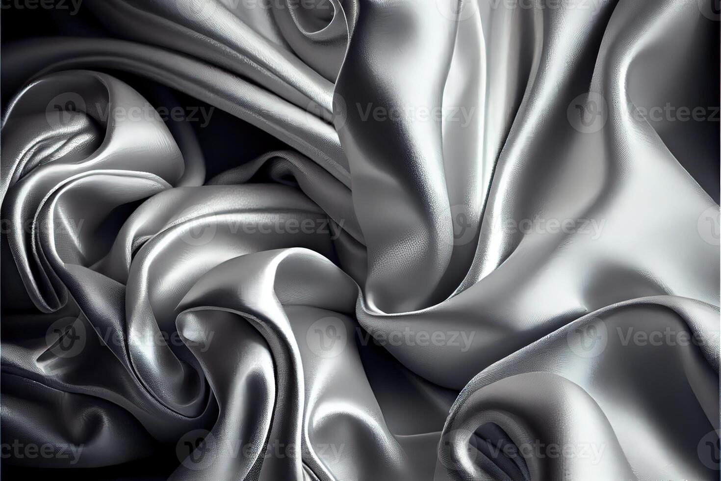 illustration of soft silver fabric photo