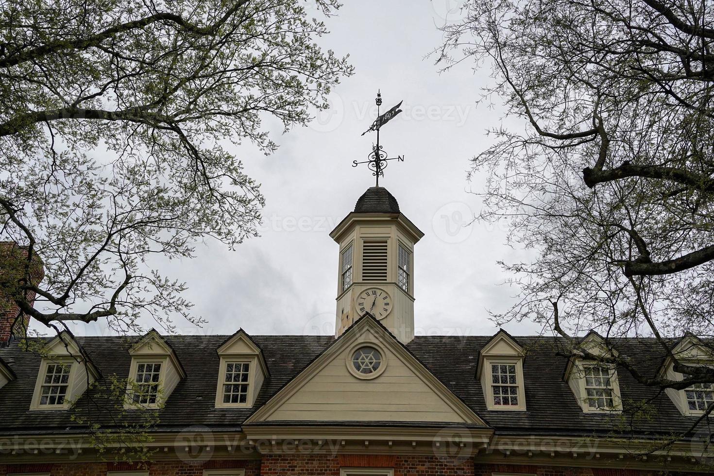 william and mary university chartered in 1693 in Williamsburg. photo