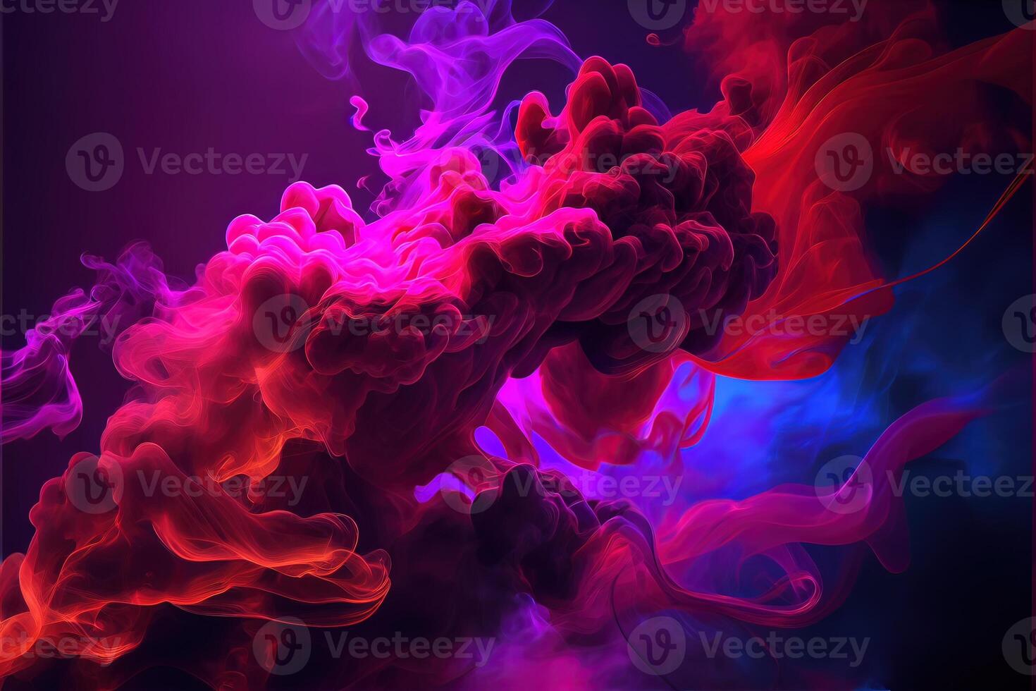 Dark Purple Fog Background Colorful Wallpaper Stock Illustration