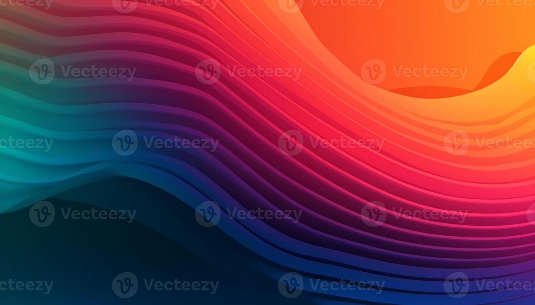 Simple minimalist retro color trendy background abstract colorful wallpaper and backdrop. Artistic digital art 3d rendering geometric line stripe bar element design material. photo
