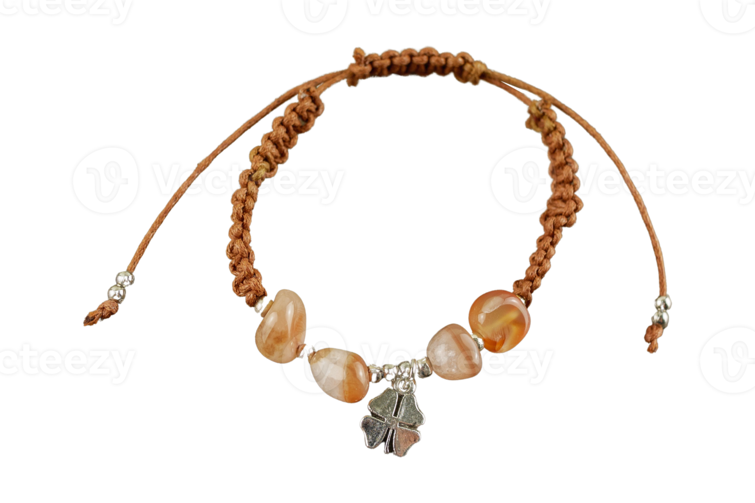 Brown bracelet isolated on a transparent background png