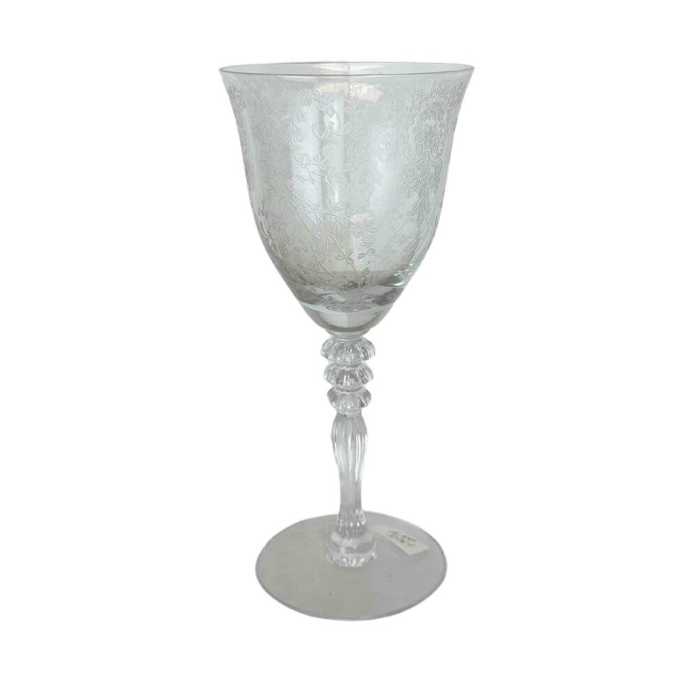 1940s-50s Duncan Miller Adoration Crystal Goblets photo