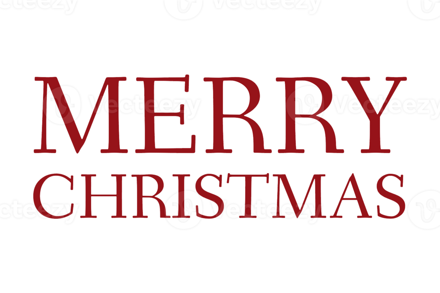 Weihnachten Briefe isoliert auf ein transparent Hintergrund png