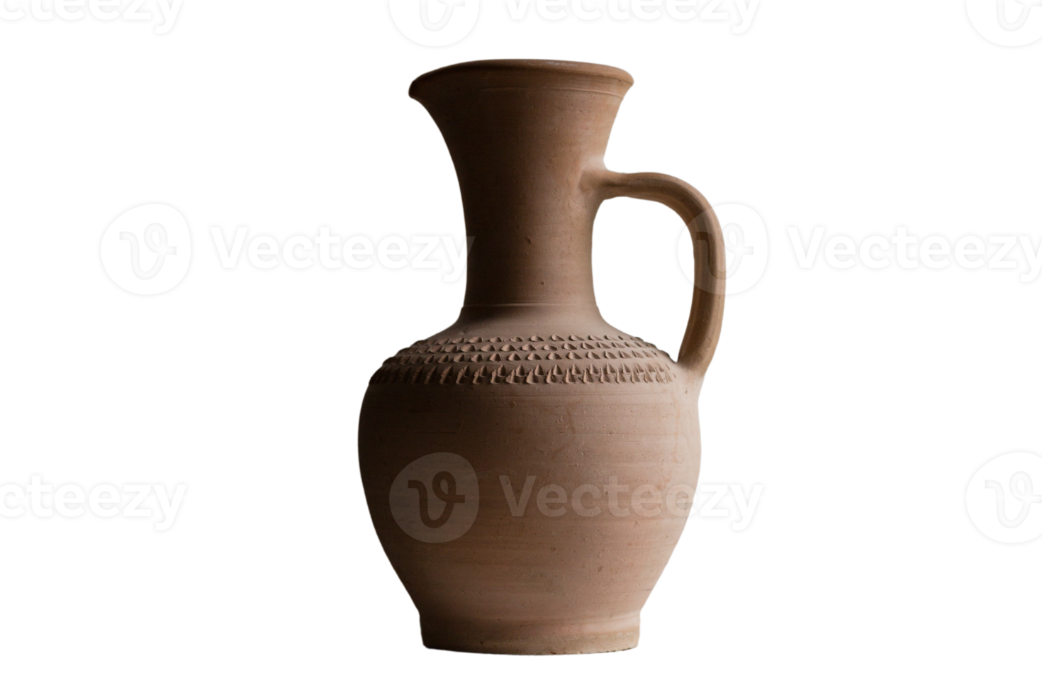 Brown vase isolated on a transparent background png