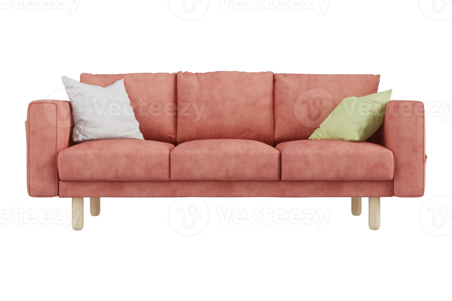 Sofa isoliert auf ein transparent Hintergrund png