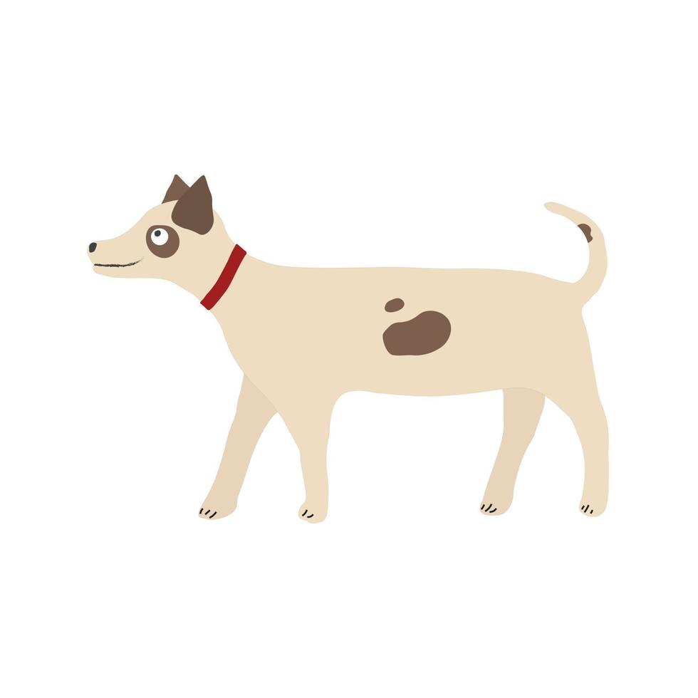 Cute dogs vector in cartoon style. Dog flat vector in color. Collection of cute pets.