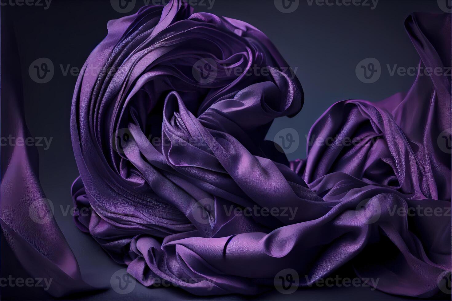 illustration of soft silk colorful fabric, texture and background photo