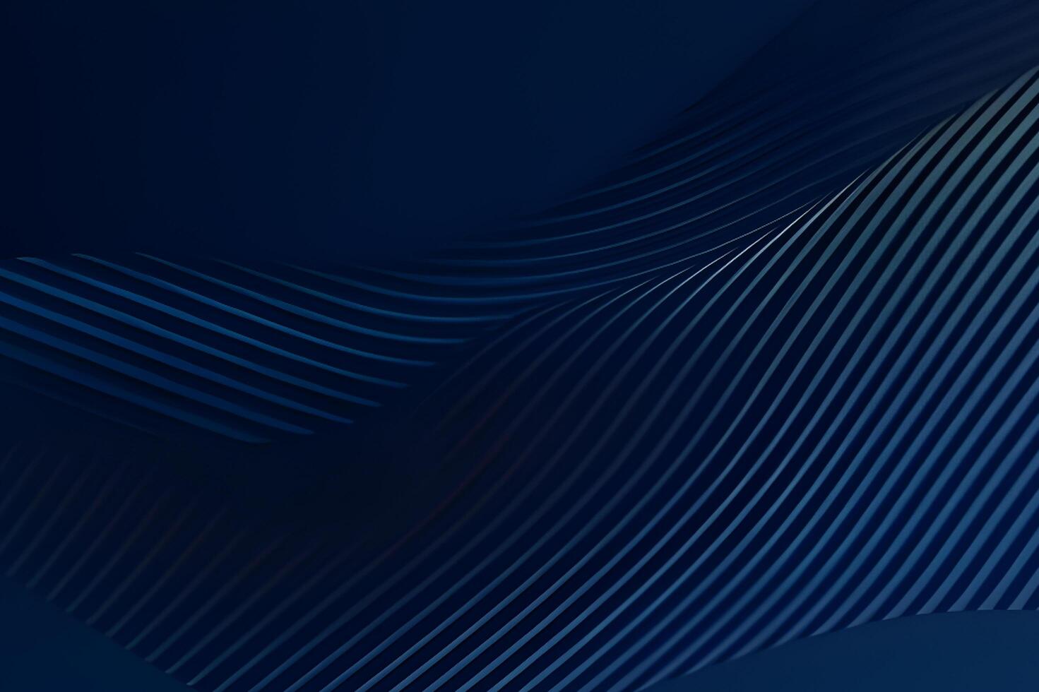 3d modern wave curve abstract presentation background. Luxury paper cut background. Abstract decoration, golden pattern, halftone gradients, 3d blue dark background illustration. photo