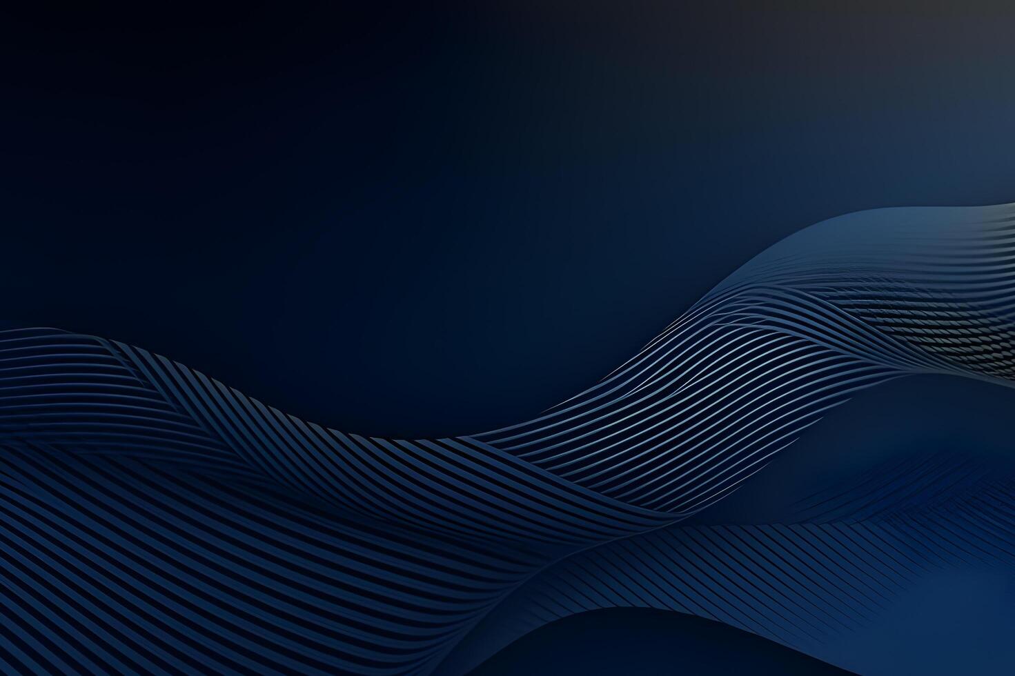 3d modern wave curve abstract presentation background. Luxury paper cut background. Abstract decoration, golden pattern, halftone gradients, 3d blue dark background illustration. photo