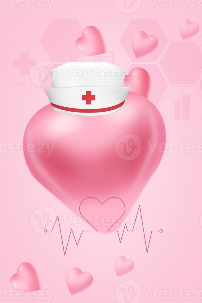 World Nurses Day May 12th doctor medical background photo