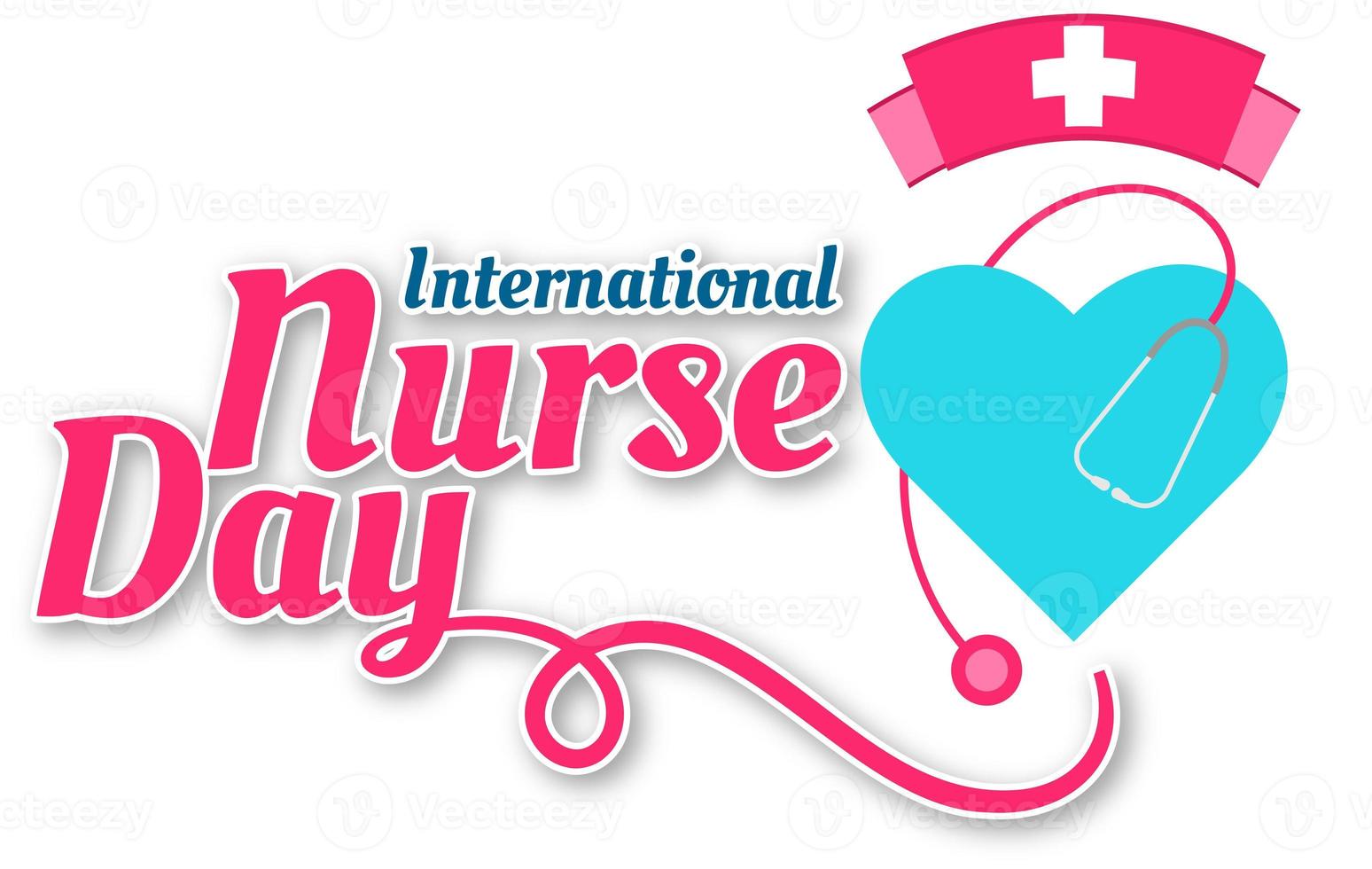 International nurse day concept with vector element. doctor medical background photo