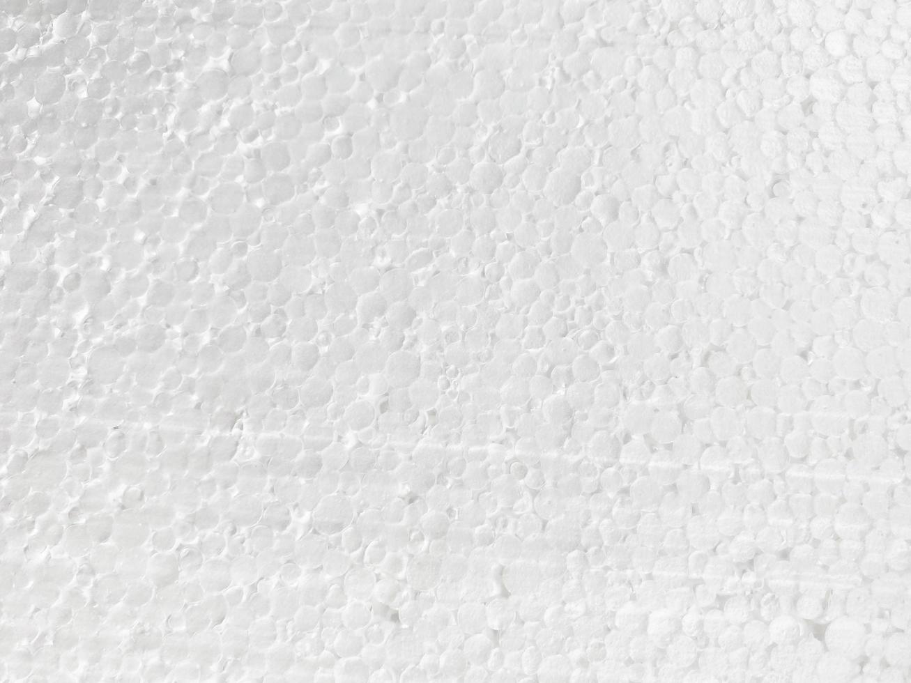 close up of white foam plastic photo