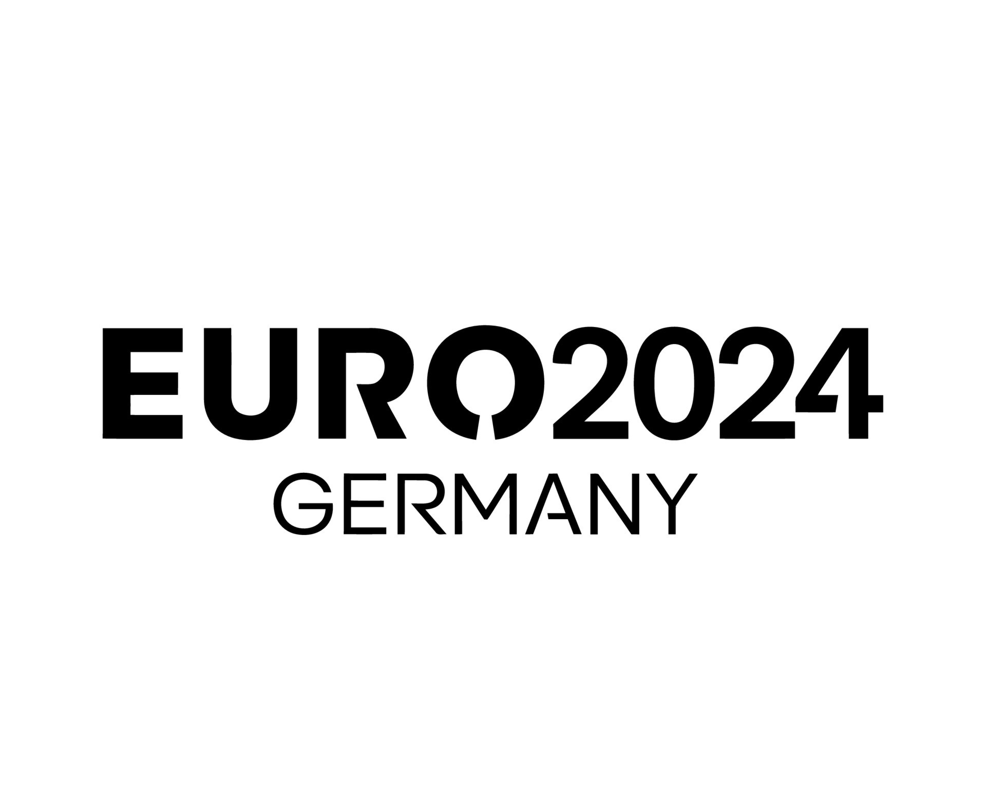 Euro 2024 Germany logo official Name Black Symbol European Football