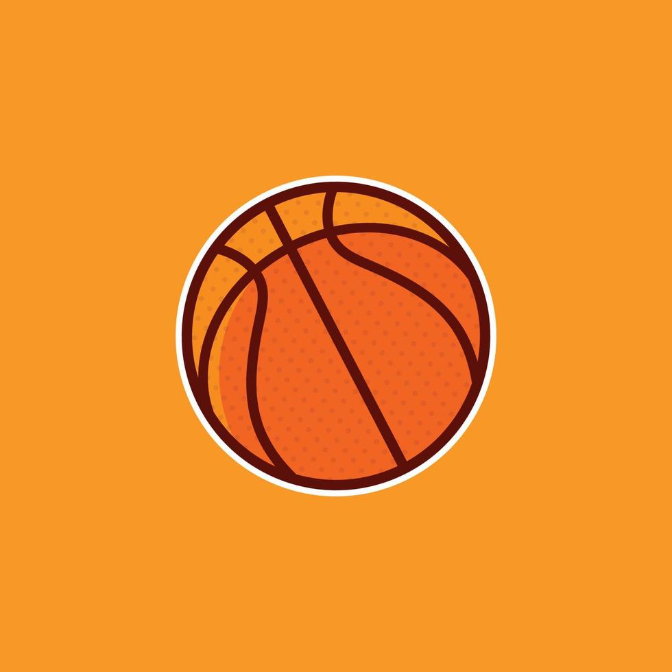 Ilustración de vector de baloncesto