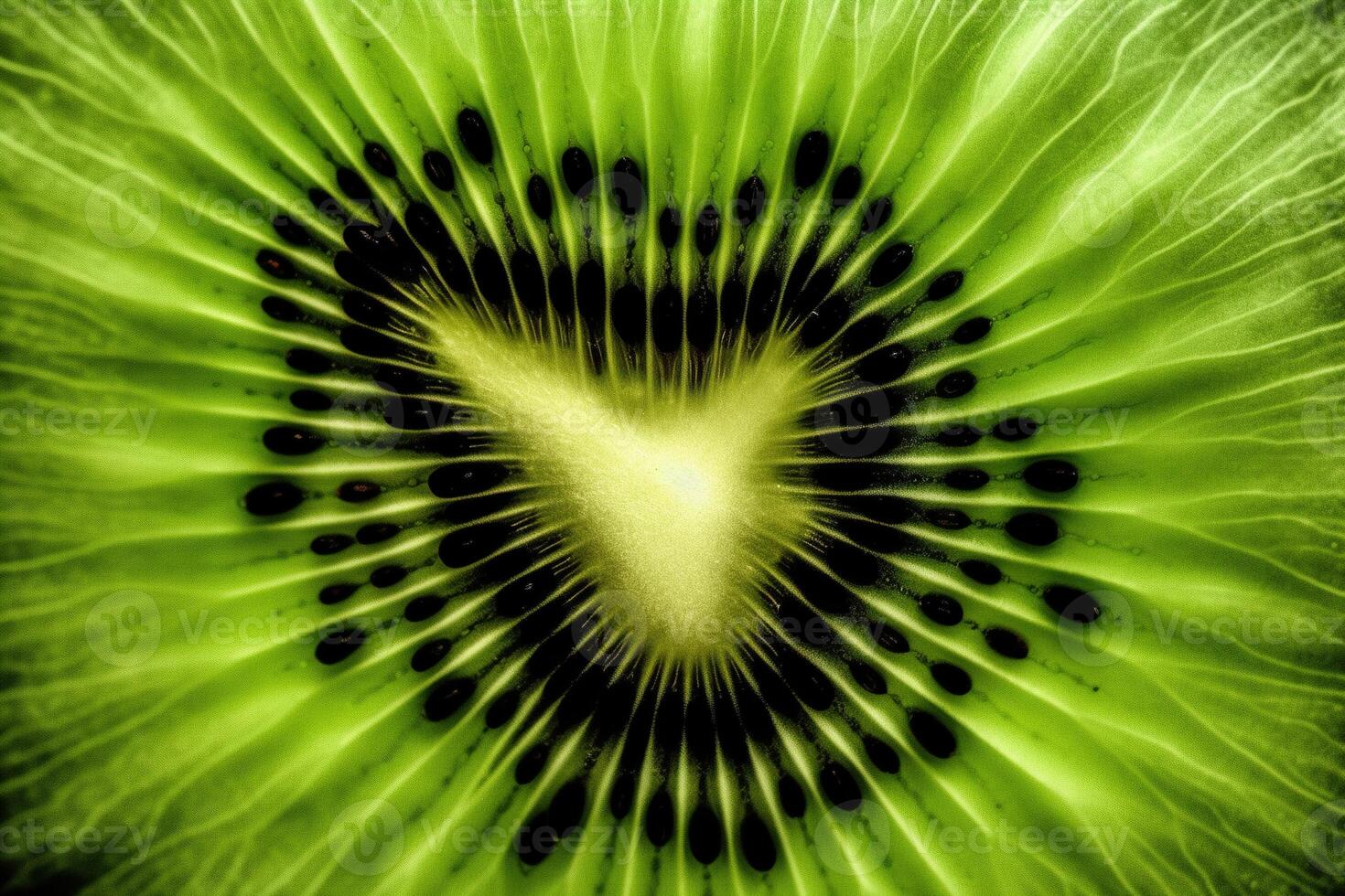 , Macro Fresh Kiwi textured background photo