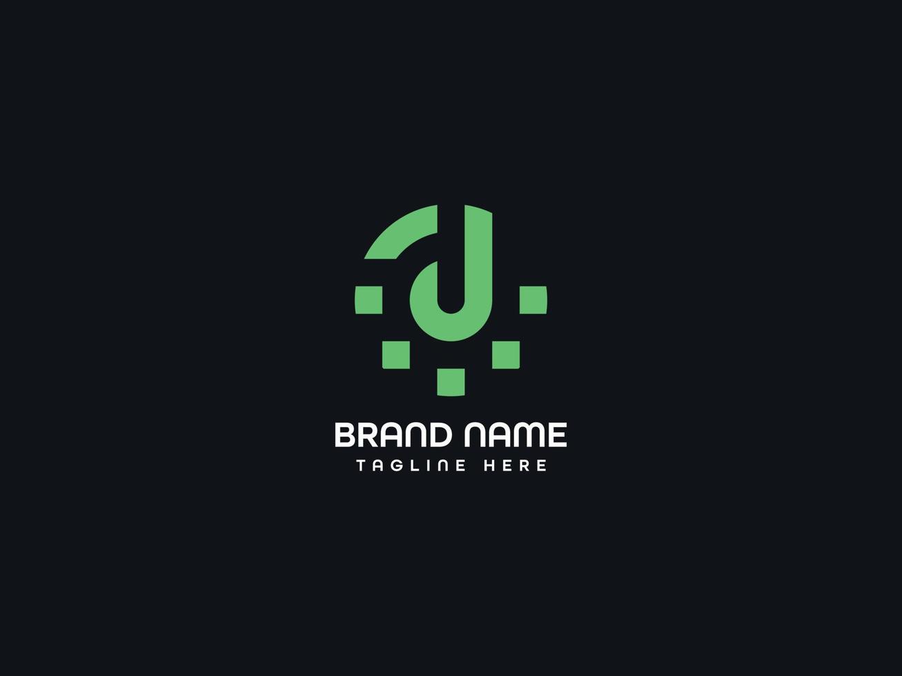 j letter logo vector