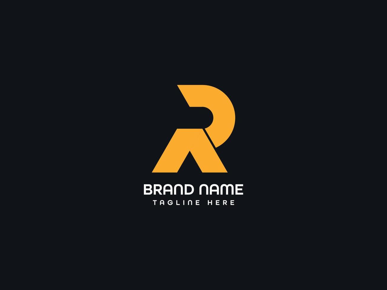 r letter logo vector