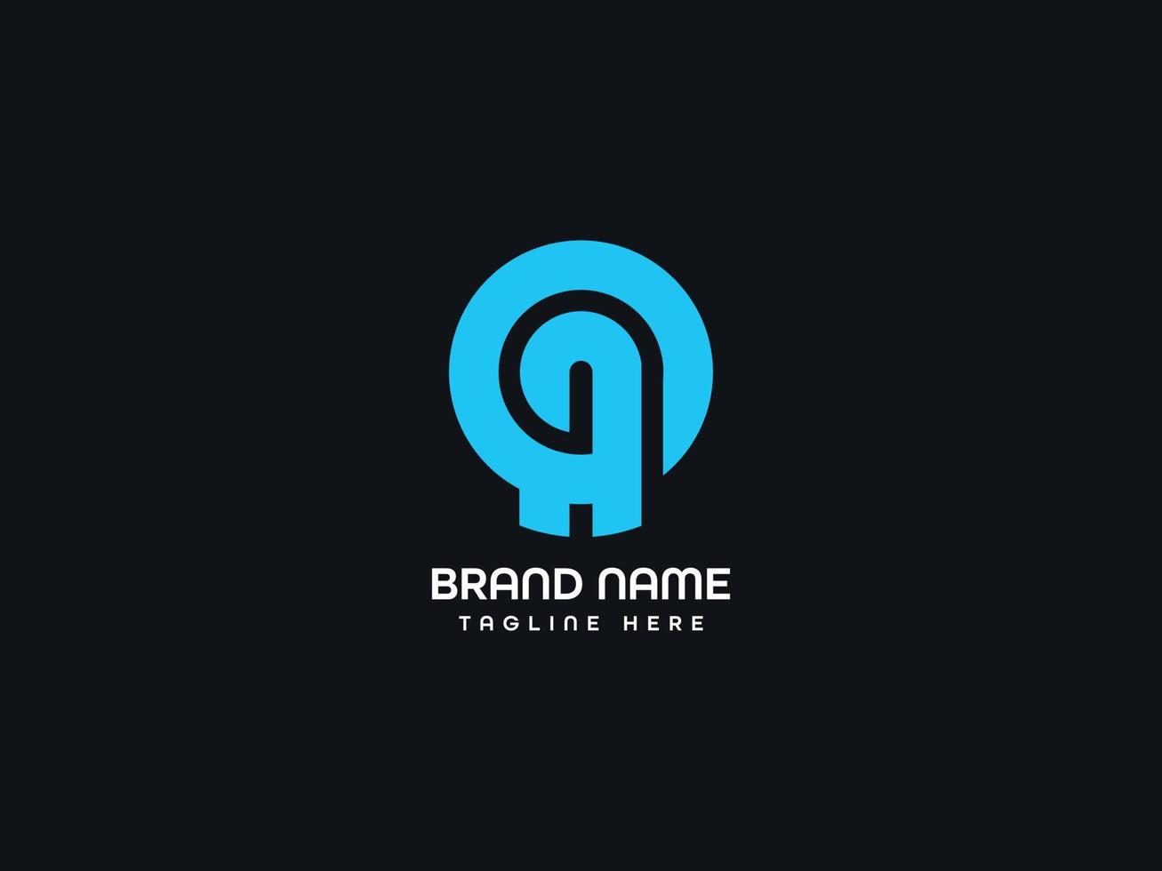 a letter logo vector