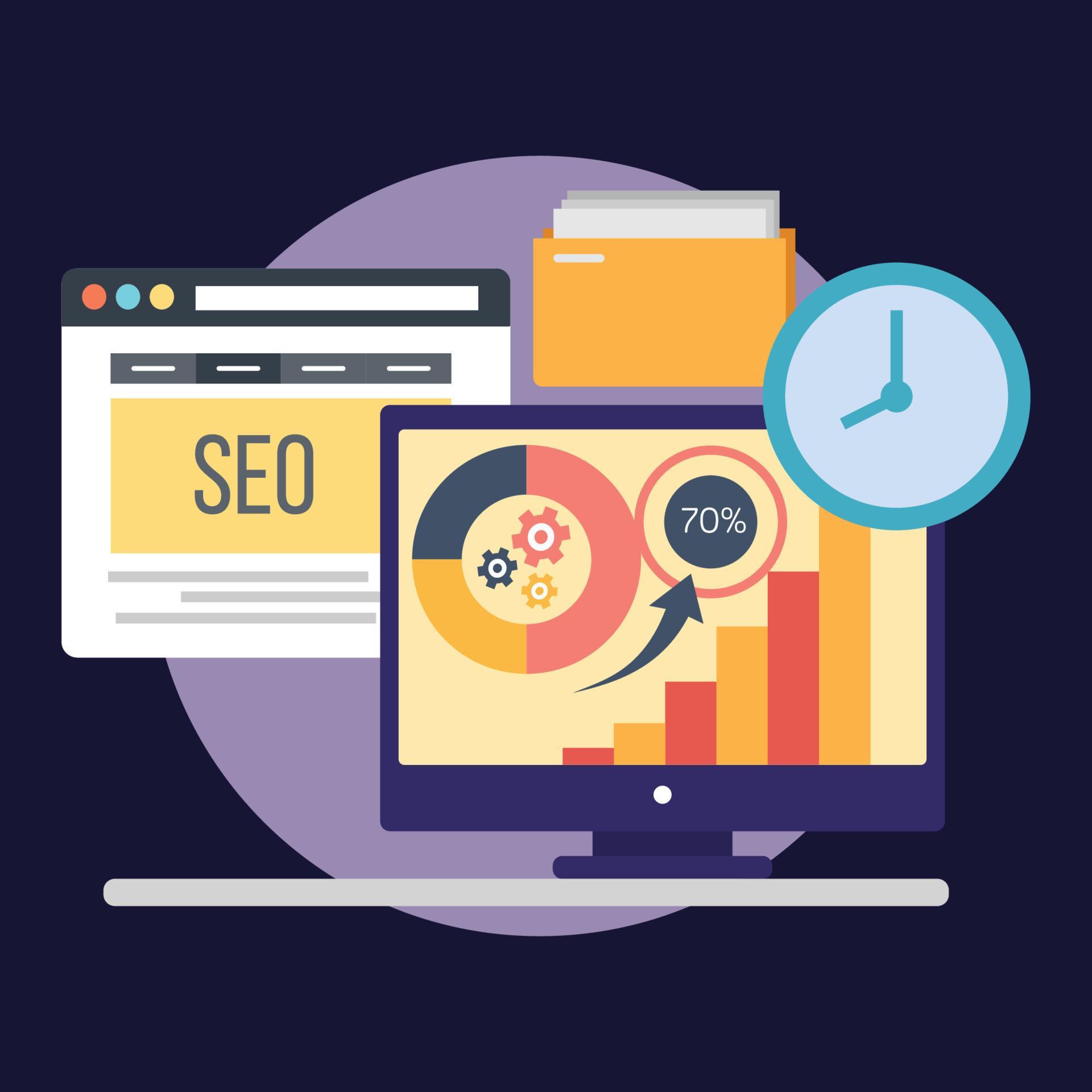 Search Engine Optimization Vector 22701999 Vector Art at Vecteezy