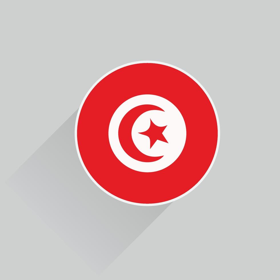 tunisia flag vector icon design, tunisia national flag design