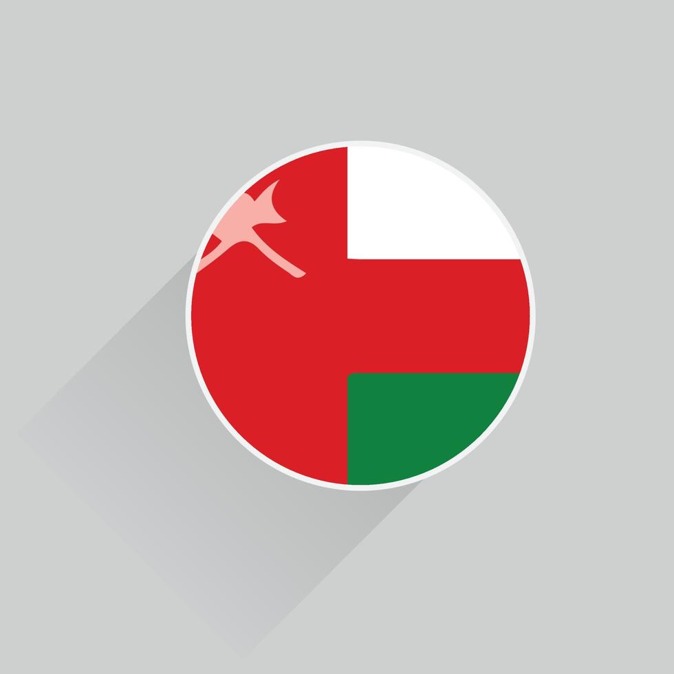 oman national flag vector icon, oman flag 3d icon