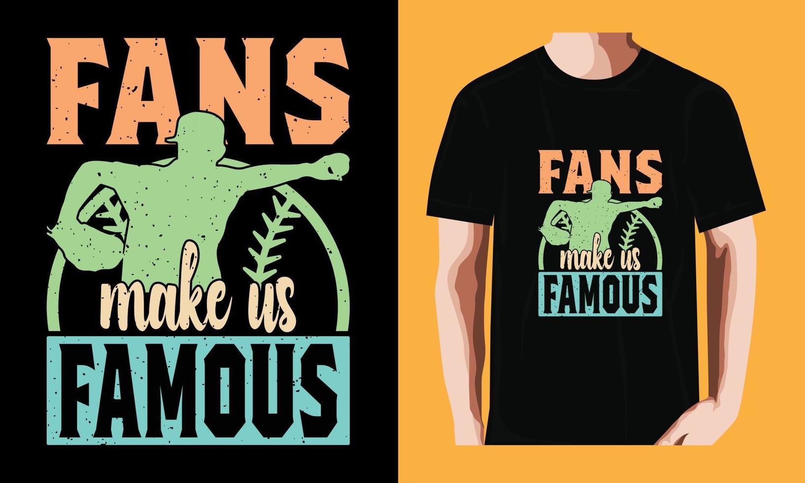 fans make us famous vector