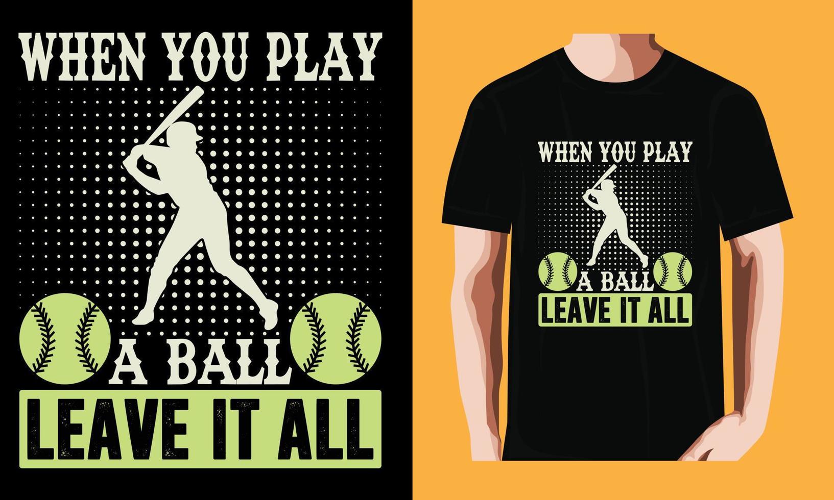 When you play a ball leave it all vector