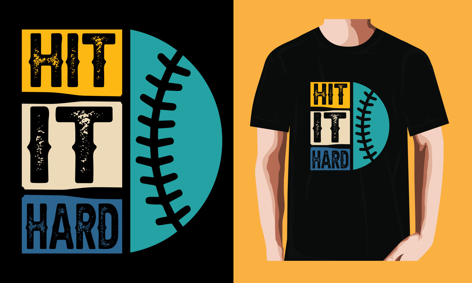 Hit It Hard 22702677 Vector Art at Vecteezy