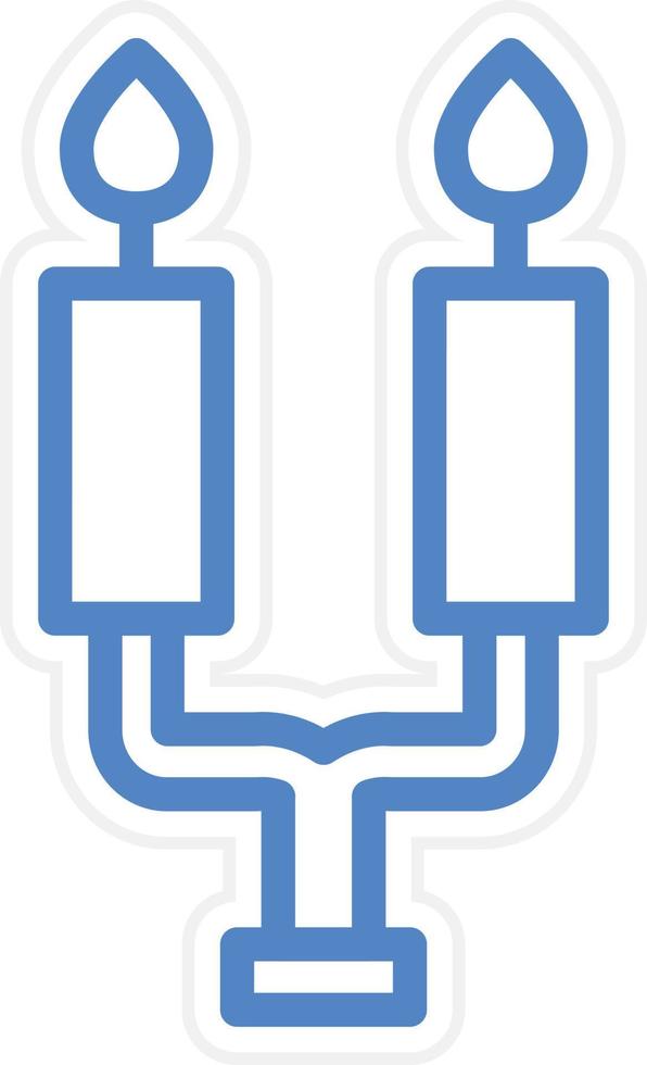 Candlestick Vector Icon Style