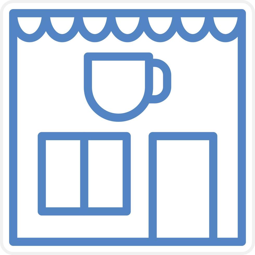 Cafe Vector Icon Style