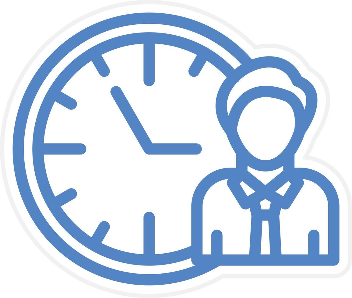 Working Hours Vector Icon Style