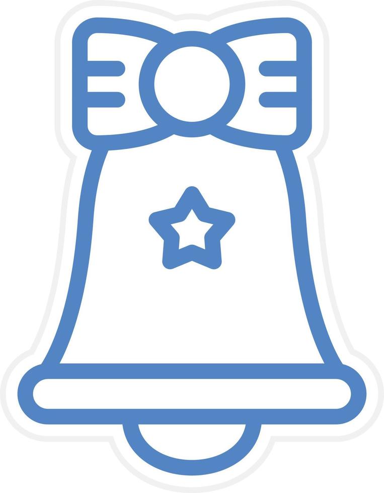 Birthday Bell Vector Icon Style