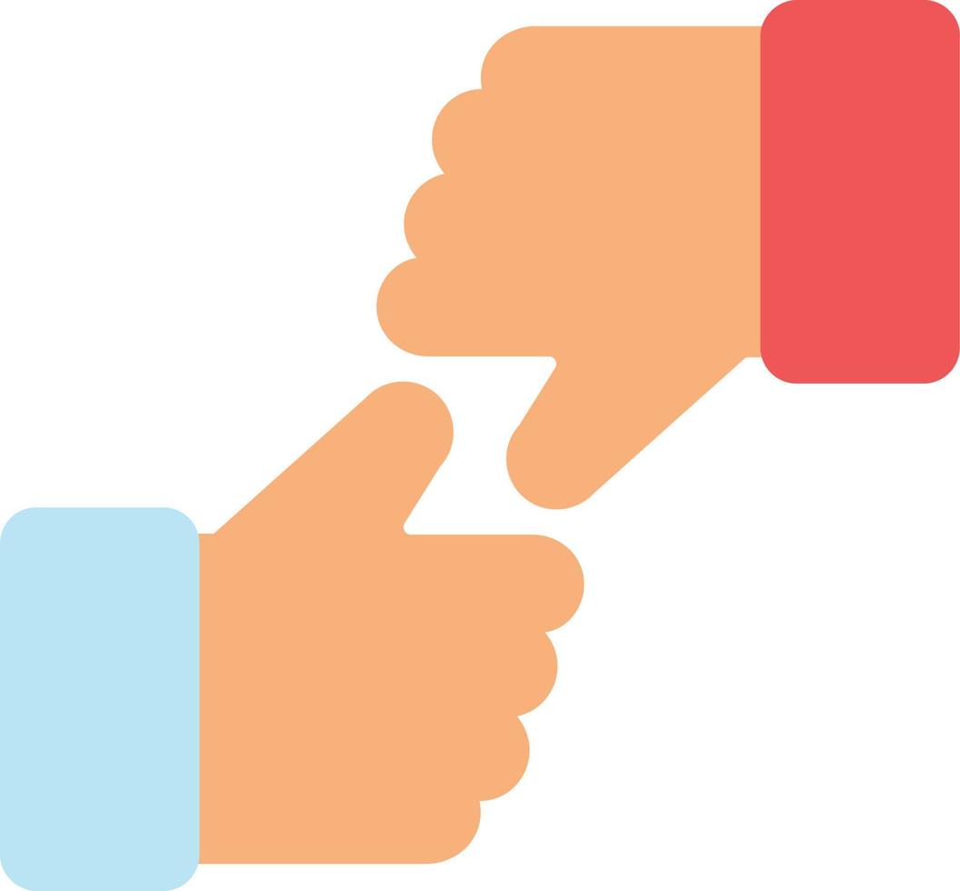 thumb up hands vector