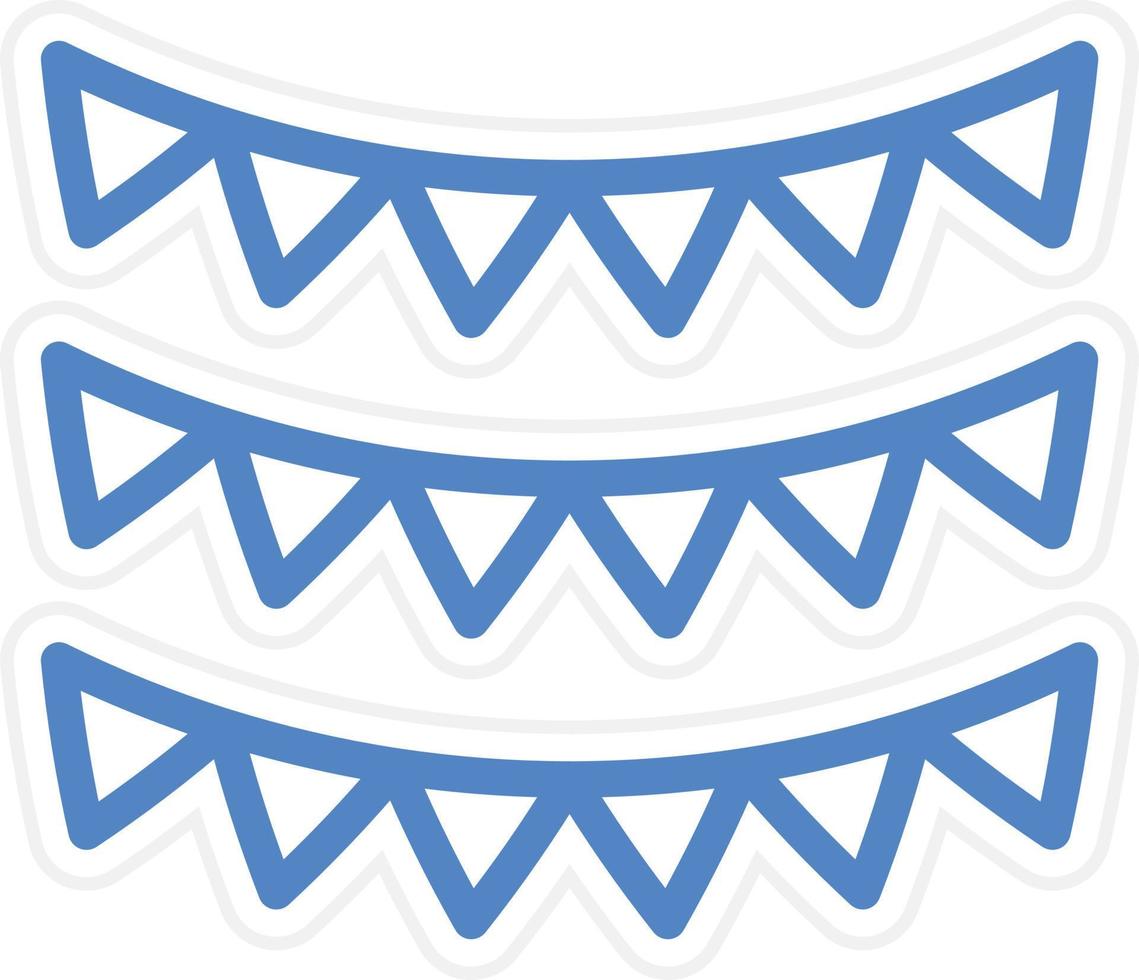 Garlands Vector Icon Style