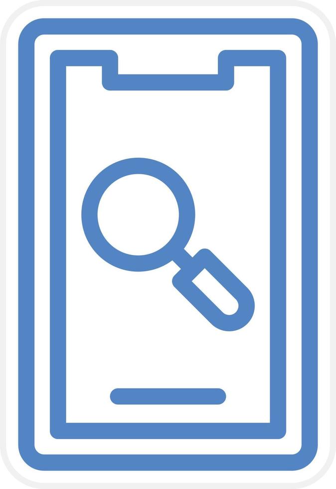 Mobile Research Vector Icon Style