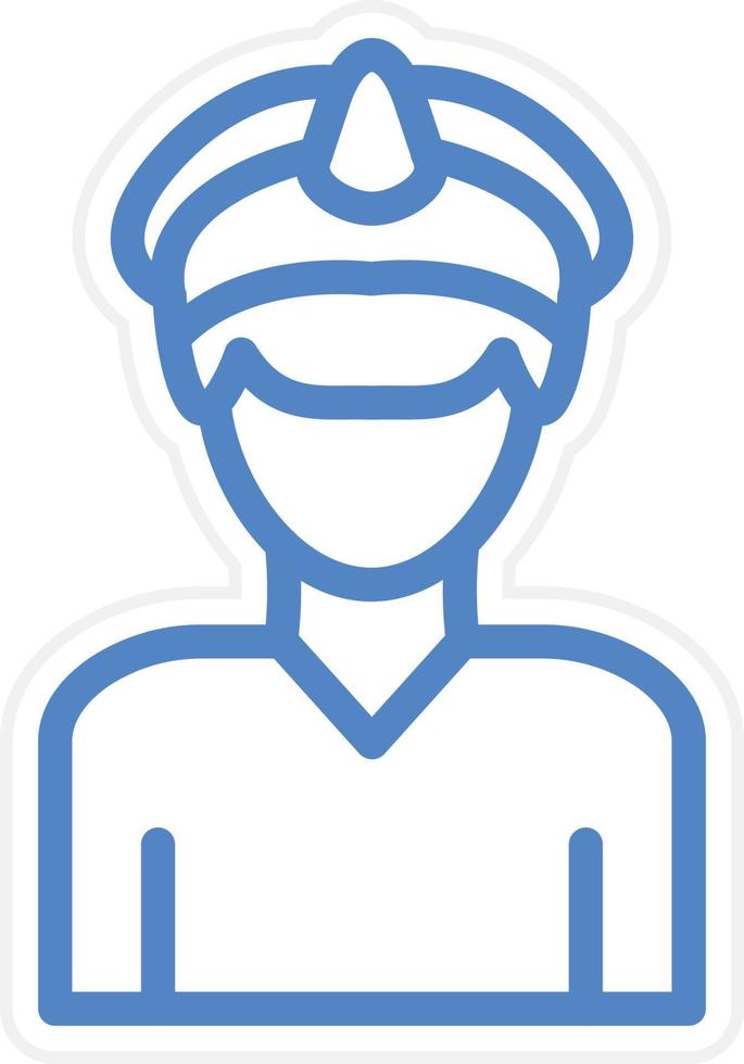 Sailor Vector Icon Style