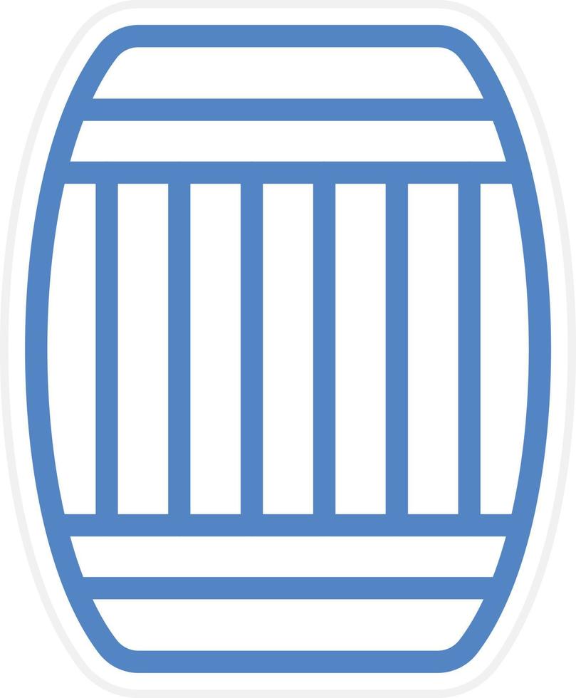 Barrel Vector Icon Style