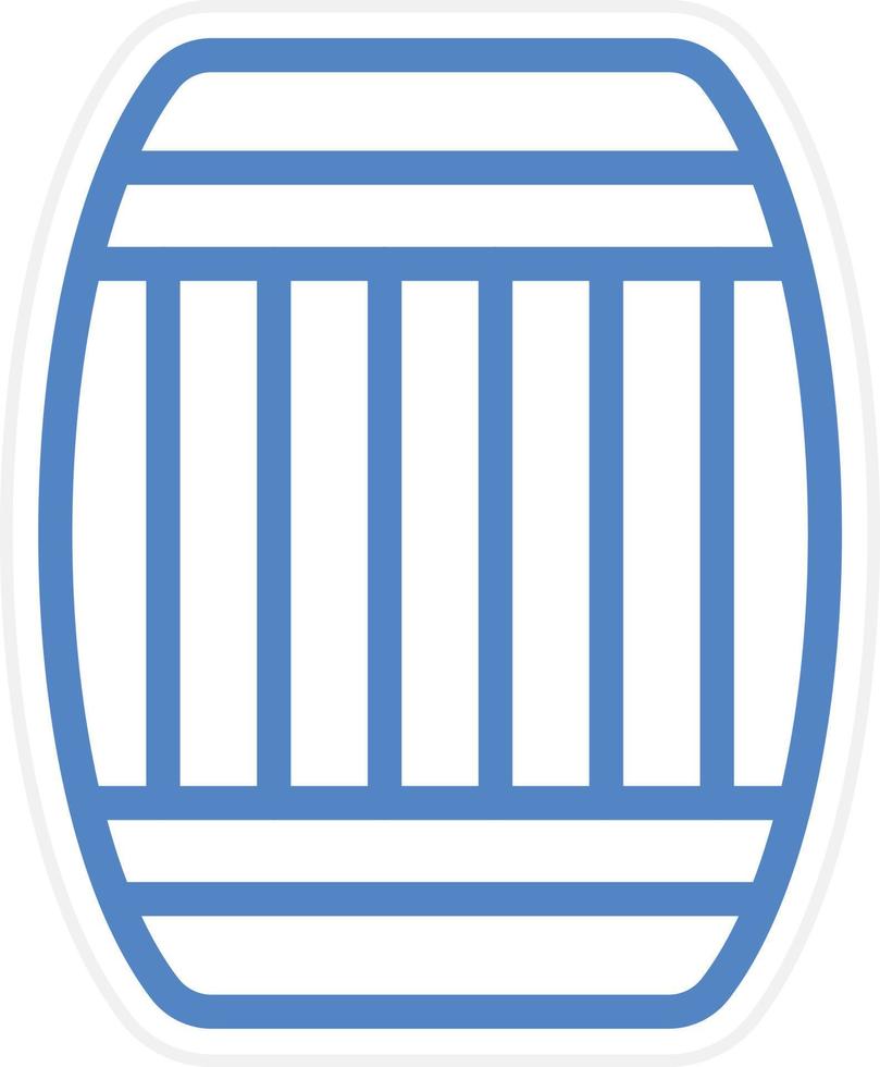 Barrel Vector Icon Style