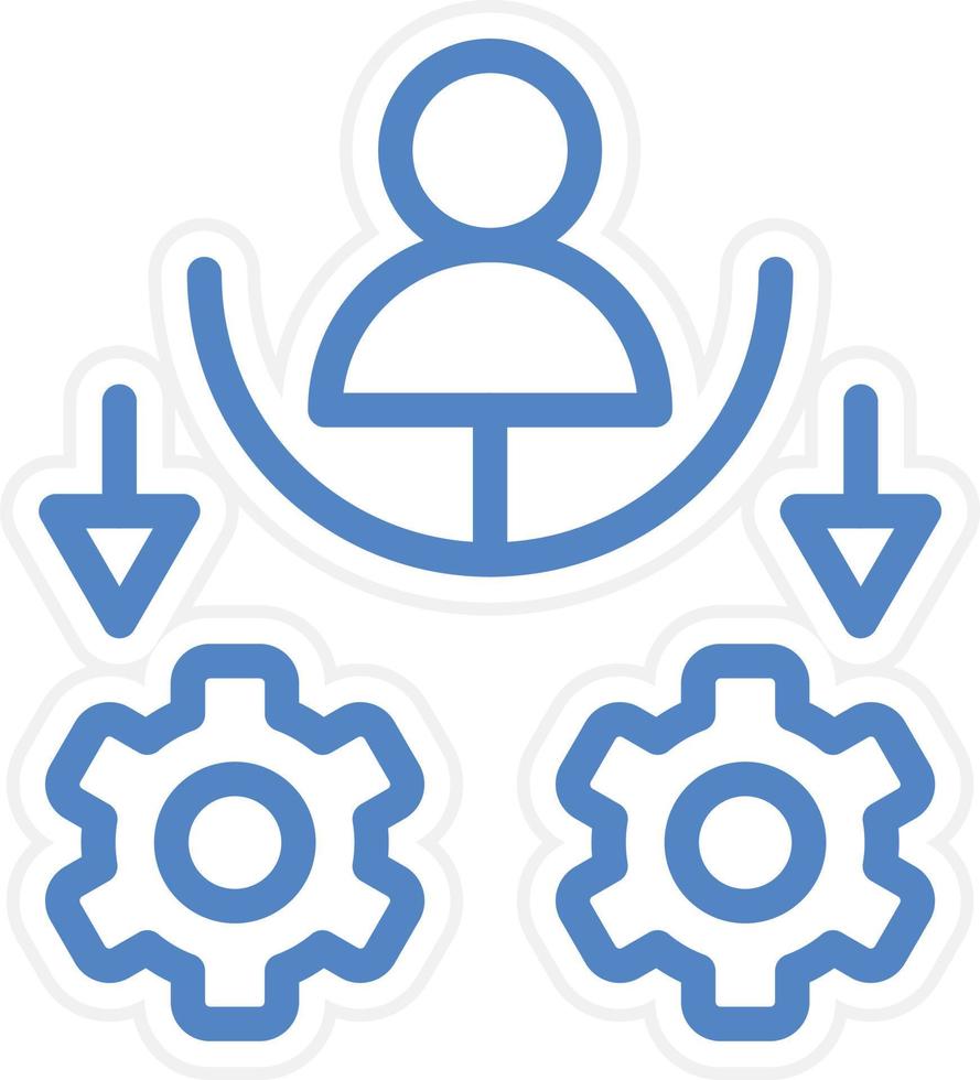 Management Vector Icon Style