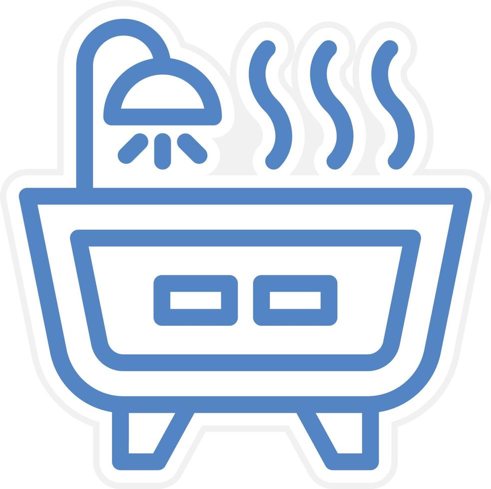 Hot Tub Vector Icon Style